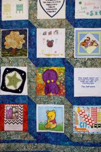 baby shower memory quilt